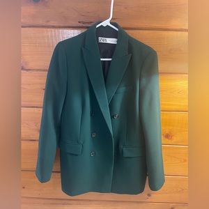 Zara woman Blazer, Green, size M